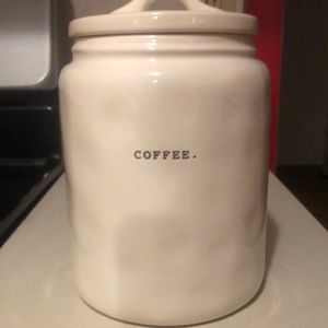 Rae Dunn Coffee Canister large